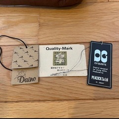 Daino 本革　ブラウンレザー クラッチバッグ　の画像