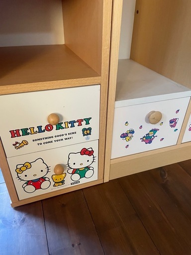 くろがね キティ＆キキララ ランドセル ハンガー 棚 (MASA) 長岡の収納