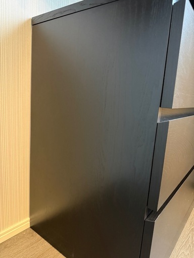 未使用】IKEA マルム 3段 ブラックブラウン