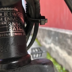 【京都発】京の楽チャリ　電動アシスト自転車　パナソニック　ギュットミニ　3人同時乗せ車両　黒色の画像