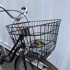 【都内/千葉引取】ブリヂストン製ママチャリ 26インチ自転車 カゴ/鍵/オートライト付の画像