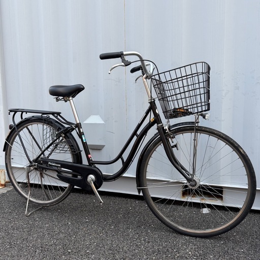 【都内/千葉市引取】ブリヂストン製ママチャリ 26インチ自転車 鍵/ライト/7段変速付 都内/千葉引取】ブリヂストン製ママチャリ 26インチ自転車 カゴ/鍵