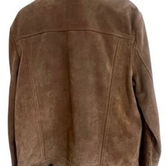 【値下げ】本革スエードジャケット XL 美品の画像