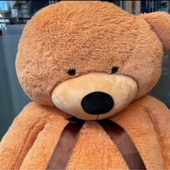 160cm  クマのぬいぐるみ　　ビッグベア　大きな熊の画像