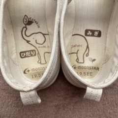 ムーンスター19.5EE 上靴の画像