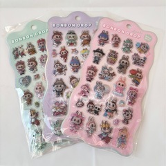 シナモン　サンリオシリーズドロップシール　3D 立体シール　ボンボンドロップシール　1枚480円の画像