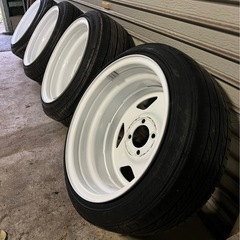 美品　ESB CLS TC01 15インチ 7J +35 4穴 PCD100 165/50R15 グッドイヤー 軽トラ 軽バン 軽CAR　JDMの画像