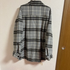 GU/チェック柄 /フランネルシャツ ジャケット/長袖/ＬGUの画像