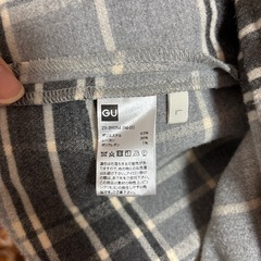 GU/チェック柄 /フランネルシャツ ジャケット/長袖/ＬGUの画像