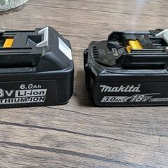 マキタ18ｖバッテリー（ジャンク品）の画像