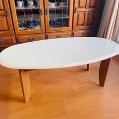 ニトリ センターテーブル　オフホワイトの画像