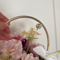 リングブーケ＆ブドーニア　結婚式　前撮りの画像