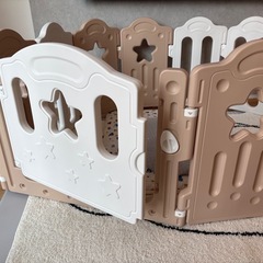 ベビーサークル（stella）ベージュの画像