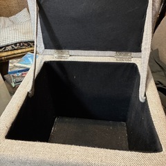 座椅子兼収納箱の画像