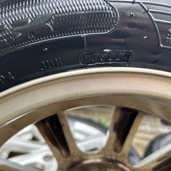 155/65R14 スズキ純正ホイールタイヤ4本セットの画像