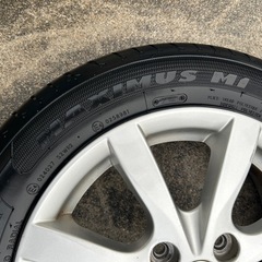 155/65R14 スズキ純正ホイールタイヤ4本セットの画像