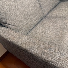 【3,500円】④2人掛けソファ,ニトリ,5年使用,多少のシミありの画像