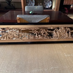 高級　欄間　骨董品　2枚セットの画像