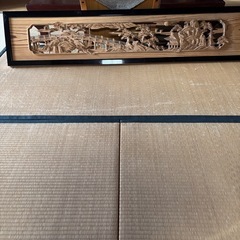 高級　欄間　骨董品　2枚セットの画像