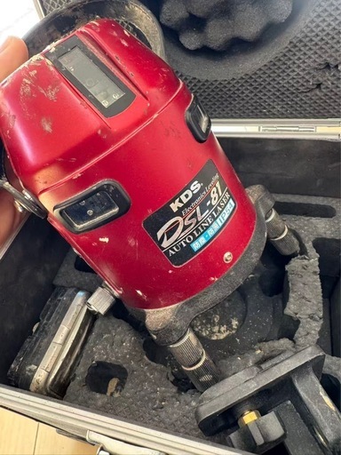 KDS オートラインレーザー81 レーザー墨出し器 (ケース・受光器付 ＫＤＳ　オートラインレーザー　DLS-81