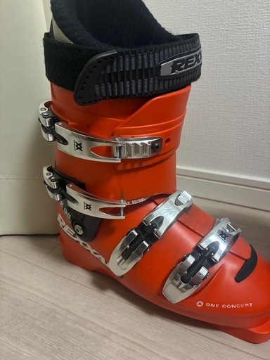 REXXAM スキー用ブーツ 25.5〜26cmオレンジ 男性用 (まさる) 恵美須町