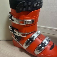 【配送可】25.5〜26cmREXXAM スキー用ブーツ 25.5〜26cmオレンジ 男性用の画像