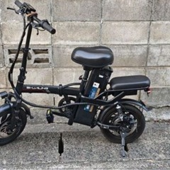 折りたたみ式電動自転車の画像