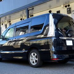 即乗りＯＫ 28年式 セレナハイブリッド 後期 エマージェンシーブレーキ ナビ フルセグTV Bluetooth フリップダウンモニター アラウンドビューモニター 両側パワスラ インテリキー クルコン LEDライト ETCの画像