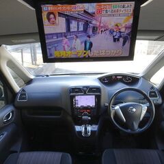 即乗りＯＫ 28年式 セレナハイブリッド 後期 エマージェンシーブレーキ ナビ フルセグTV Bluetooth フリップダウンモニター アラウンドビューモニター 両側パワスラ インテリキー クルコン LEDライト ETCの画像