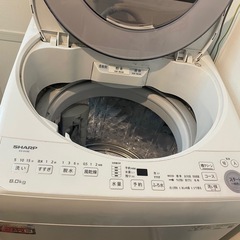 SHARP 洗濯機2021年製　今週中の価格です。の画像