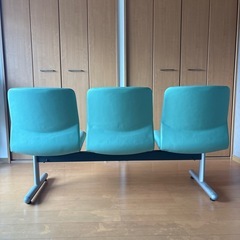 3連ソファ ティファニーブルー 3シーターの画像