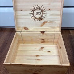 ワイン木箱　2個セット　インテリア雑貨　収納箱の画像