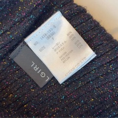 【 SPIRALGIRL 】 長袖ニット  Fサイズの画像