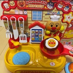 【美品】アンパンマン　タッチでおしゃべりスマートキッチンの画像