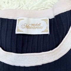  michell Macaron 半袖 ニット の画像