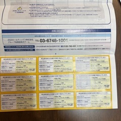 ANA優待券の画像