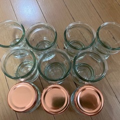 美品グラス　ジャム瓶　10個セットの画像