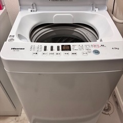 Hi sence 4.5L洗濯機の画像