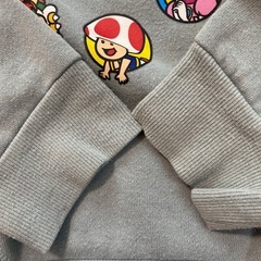 (取引中)スーパーマリオ トレーナー グレー 140センチの画像