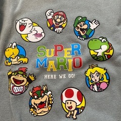 (取引中)スーパーマリオ トレーナー グレー 140センチの画像