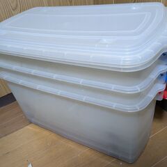 【1個300円】衣装ケース　収納ケース■押入れロングチェスト1段×3個■大型■飯田市の画像