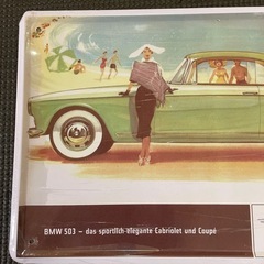 ＢＭＷレトロブリキ看板の画像