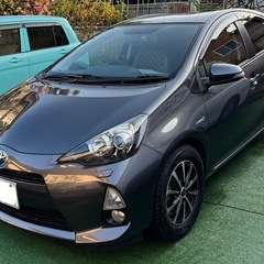 アクア　H26年式　ガンメタ　車検1年残付　走行157000 快調の画像