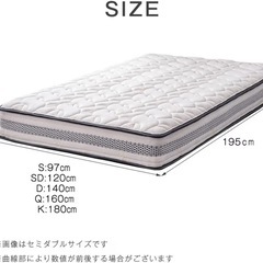 セミダブルマットレスの画像