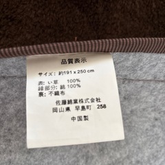 新品いぐさカーペットの画像