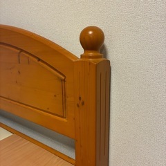 ニトリ　ダブルベッドフレームの画像