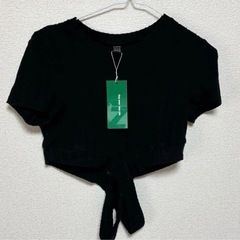 SHEIN クロス ニットTシャツ  の画像