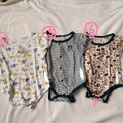 肌着 ロンパース 70の画像