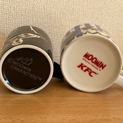 スナフキン　ムーミン　マグカップ　2つの画像