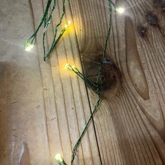 イルミネーションライト　20球✖️2個アイスブルー　シャンパンゴールド　屋外OK　の画像